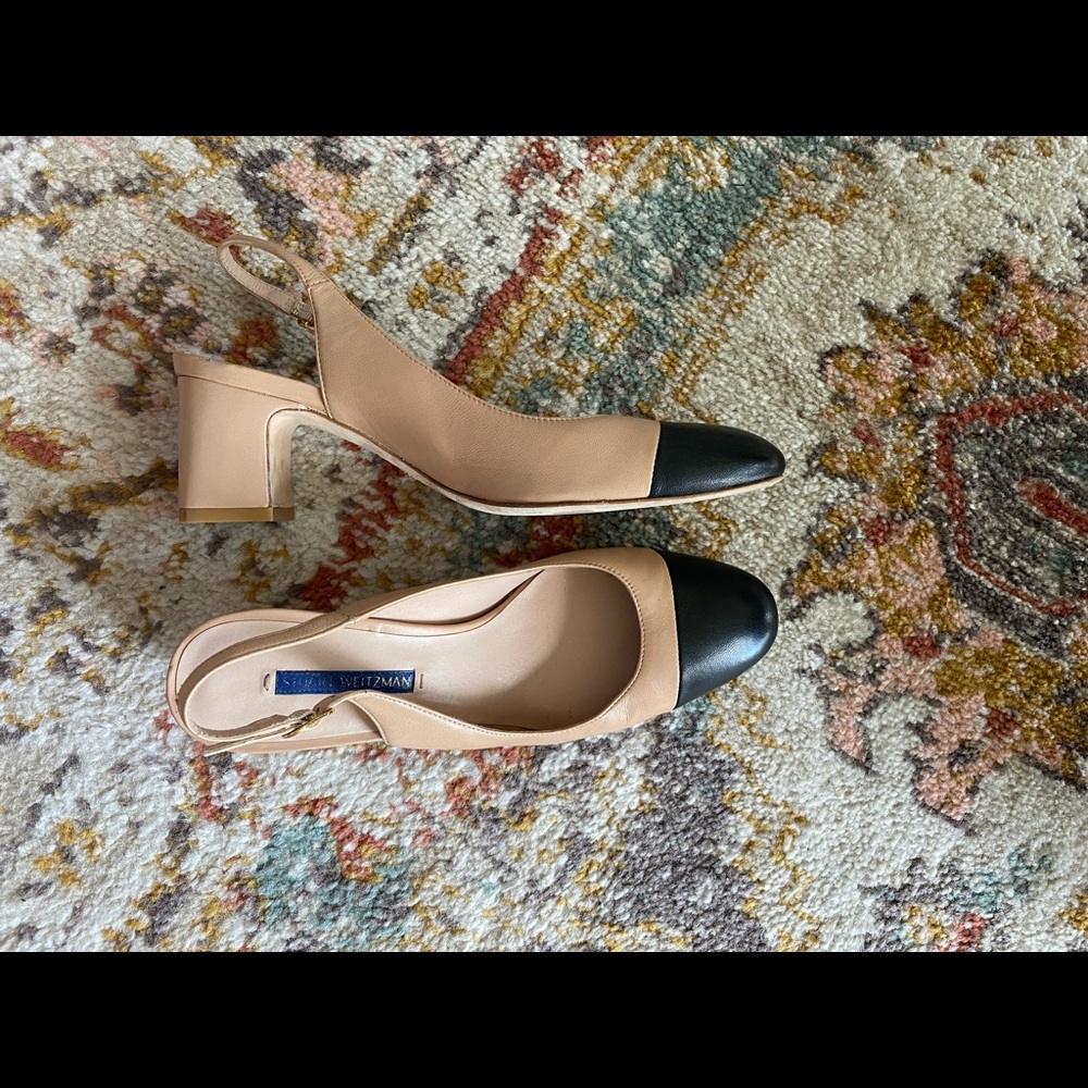 Stuart Weitzman sling back heels